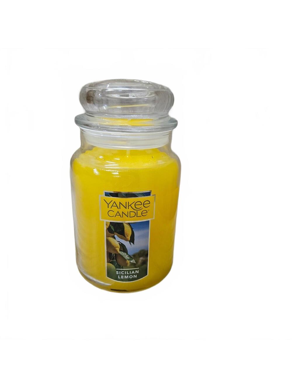 New Yankee Candle Sicilian Lemon Large Jar Candle 22 oz